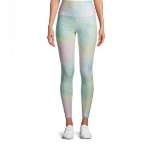 Girls Tye Dye Athletic Leggings, Size Youth Medium, Scorpio Sol